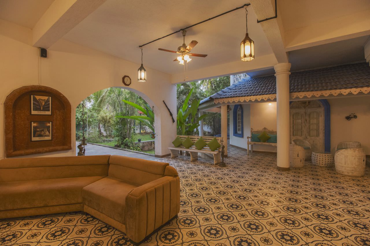 Villa in Goa, Villa Nags, Open Dining cum Lounge