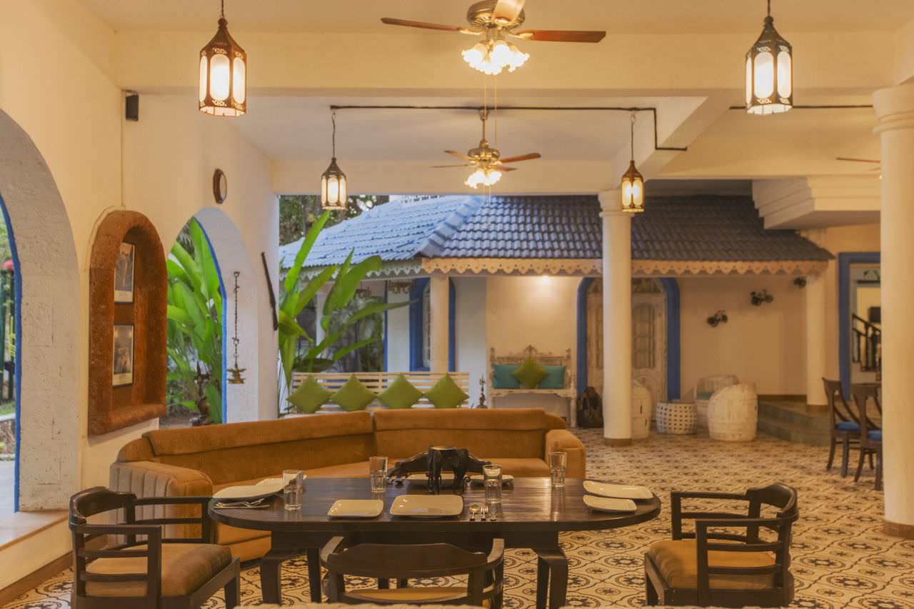 Villa in Goa, Villa Nags, Open Dining cum Lounge