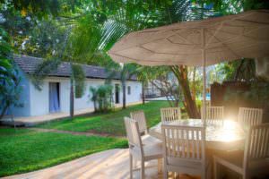 Luxury Villas in Goa, Villa Poo, Lawn Sit Out