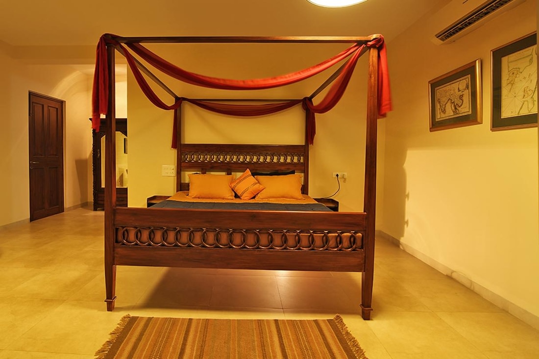 Villas Iin Goa, River Side Villa - Bedroom