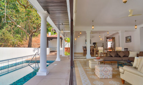 Villas in Goa, Sol De Tres - Living Room
